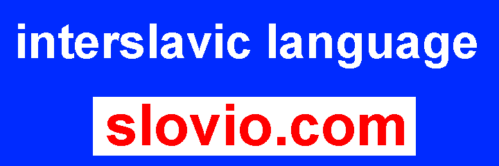 Slovio - simplified inter-slavic language
